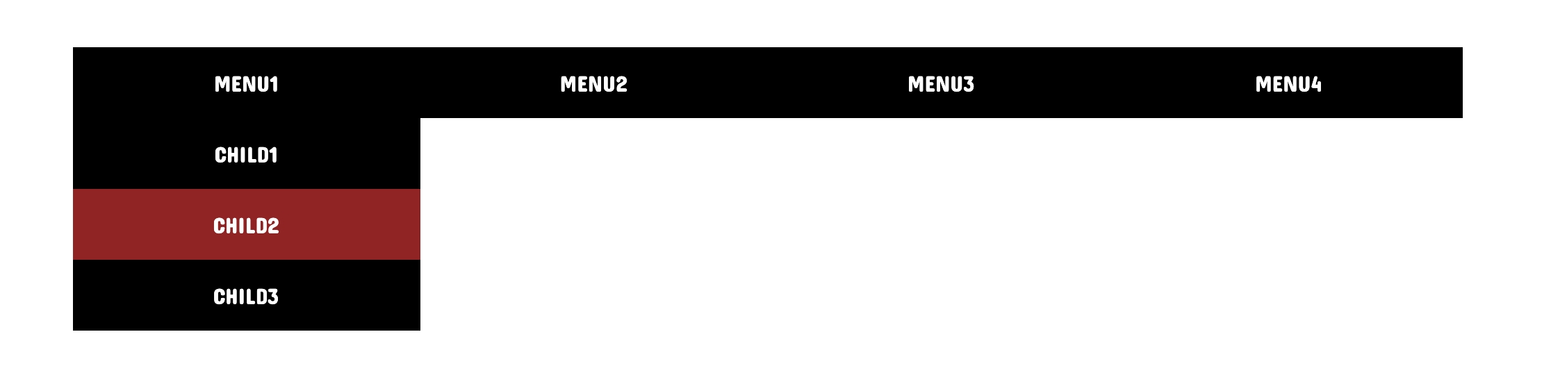 CSSだけでドロップダウンメニューを作る方法